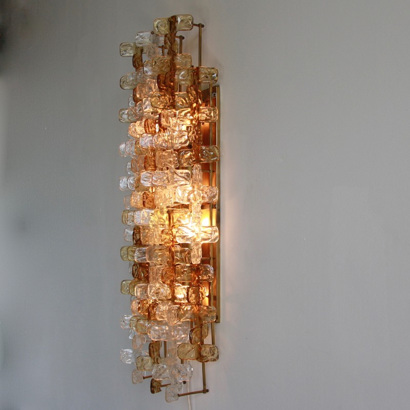 Large MAZZEGA Wall Sconce, 1970