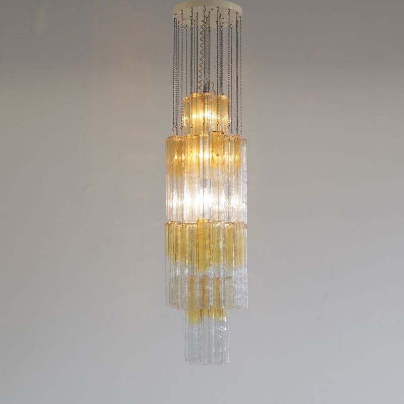 Large Original Chandelier by VENINI, Italy 1960's