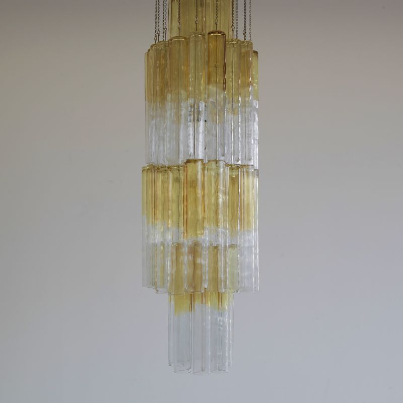 Large Original Chandelier by VENINI, Italy 1960's