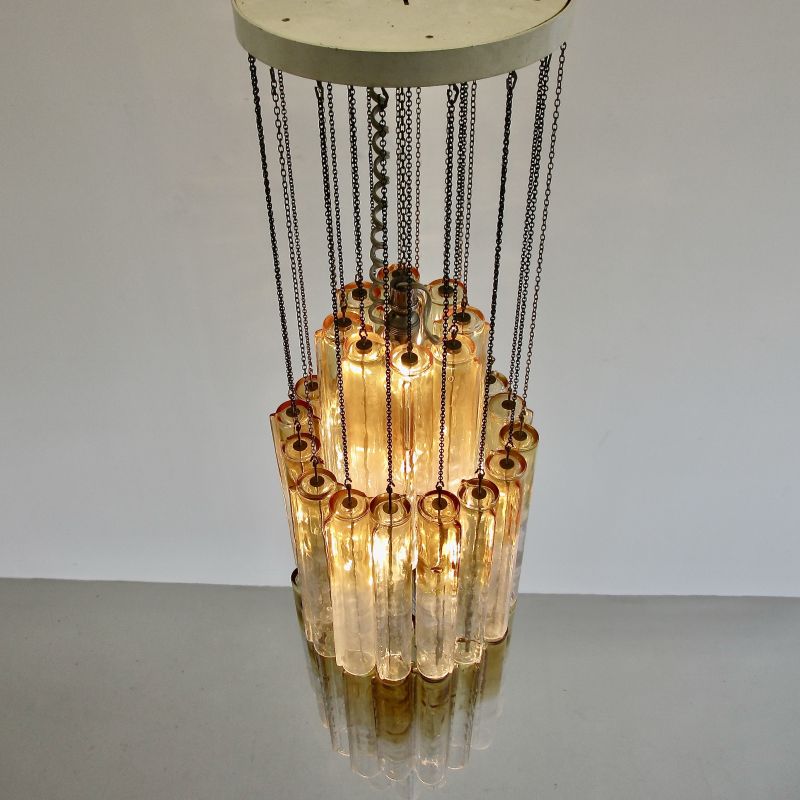 Large Original Chandelier by VENINI, Italy 1960's