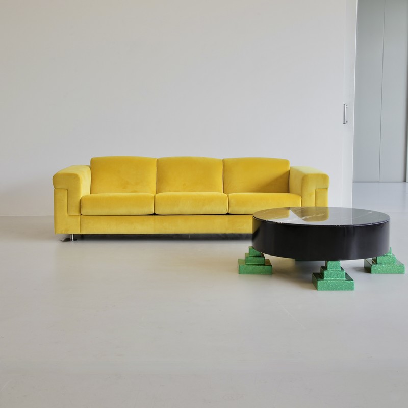 Large Sofa D120 by Valeria BORSANI and Alfredo BONETTI, TECNO 1966