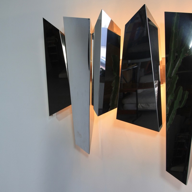 Large Wall Sconce by Mario TORREGIANI (attri), 1980