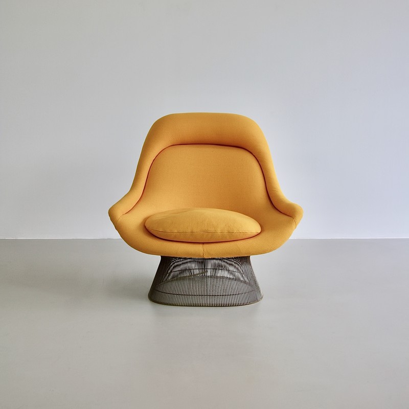 Lounge Chair and Footstool by Warren PLATNER