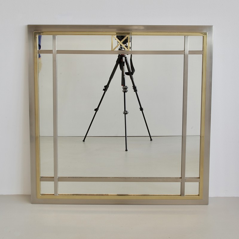 Mid-Century Modern Mirror by Belgo Chrom