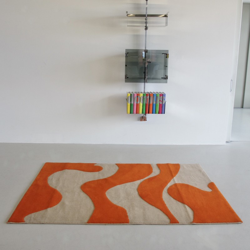 Mid-Century Rug designed by Carlo HAUNER for Minorca Tessuti, 1960s