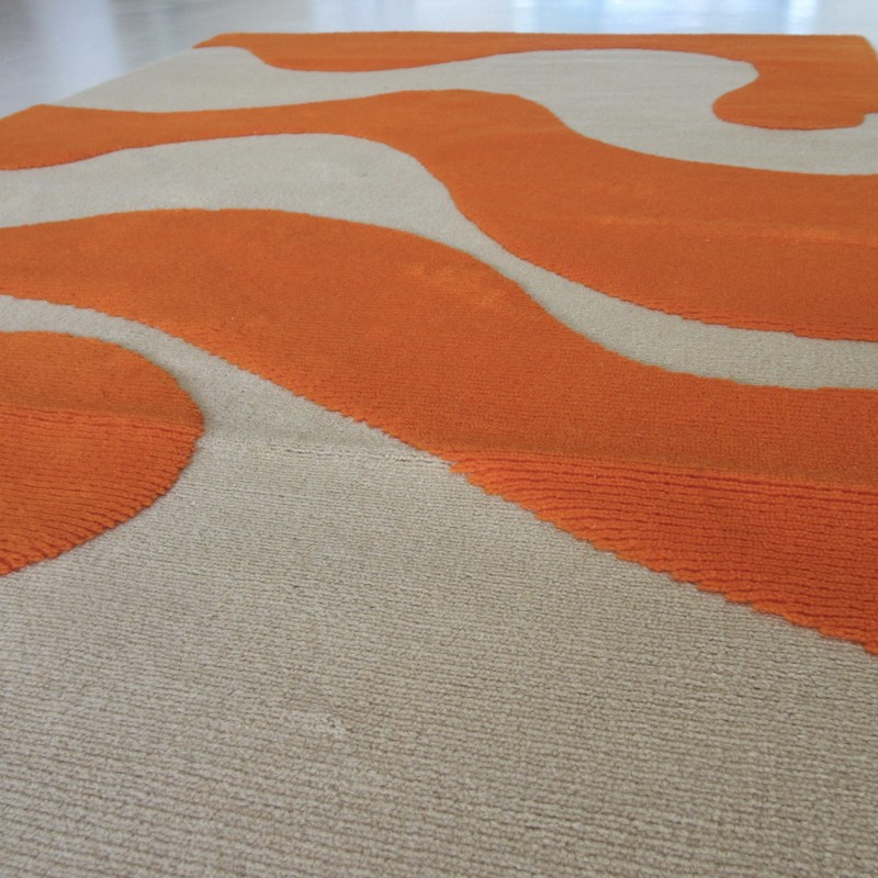 Mid-Century Rug designed by Carlo HAUNER for Minorca Tessuti, 1960s