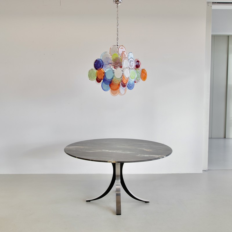 Multi-Colored Murano Glass VISTOSI Chandelier, 1980s