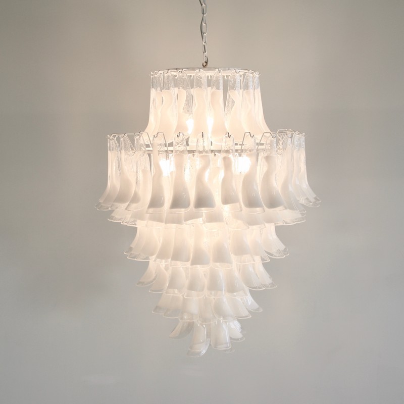 MURANO Glass Saddle Form Chandelier (seven layers)
