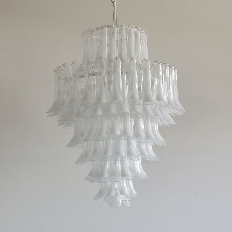 MURANO Glass Saddle Form eight-tier Chandelier