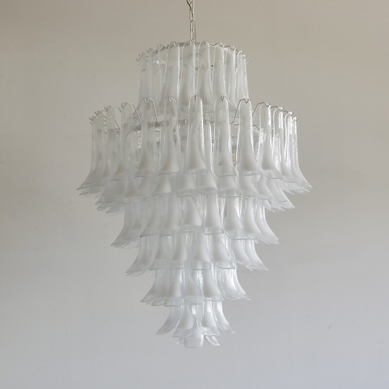 MURANO Glass Saddle Form eight-tier Chandelier