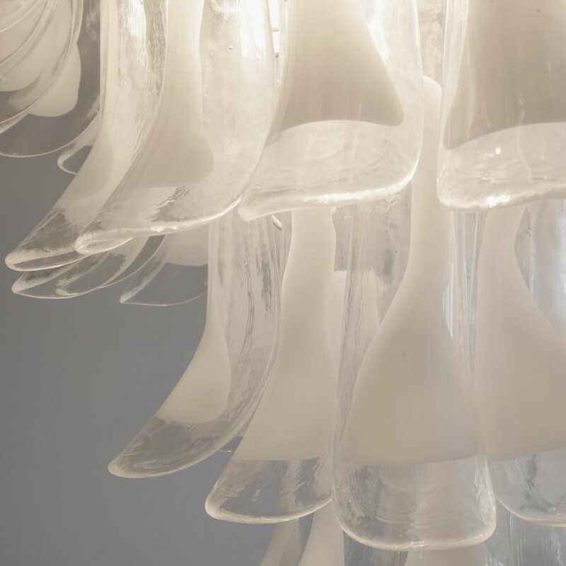 MURANO Glass Saddle Form eight-tier Chandelier