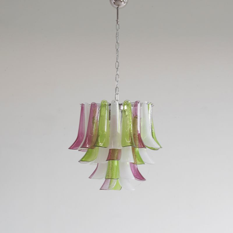 MURANO Glass Saddle Form four-tier Chandelier