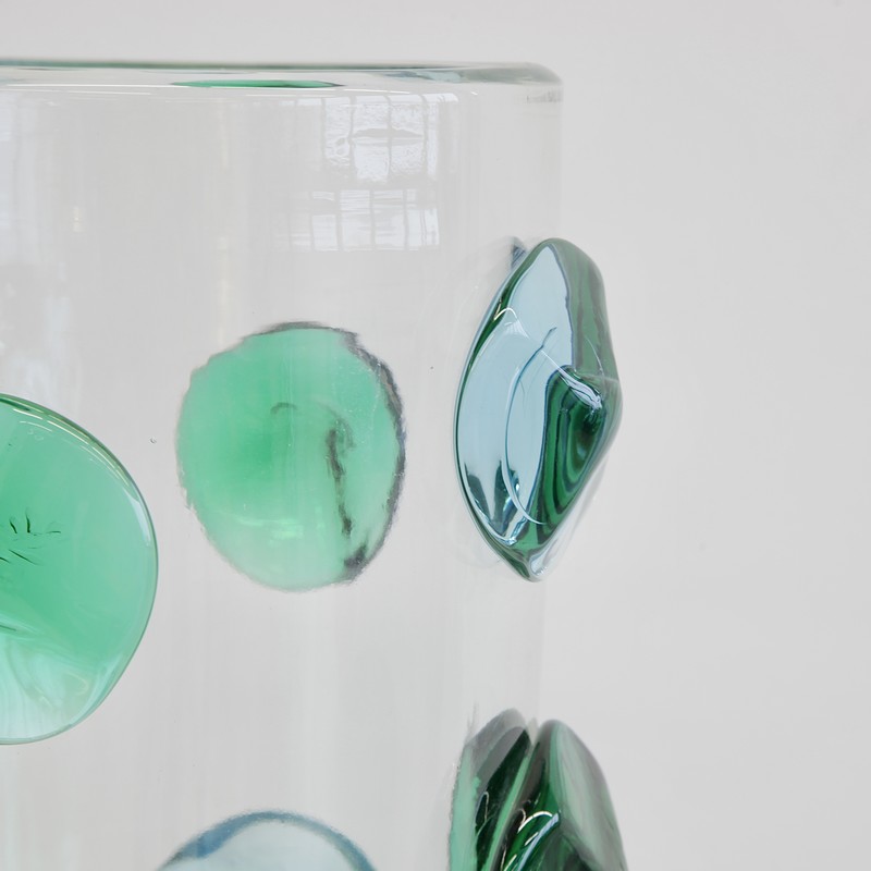 MURANO Glass Vase, signed, Italy 