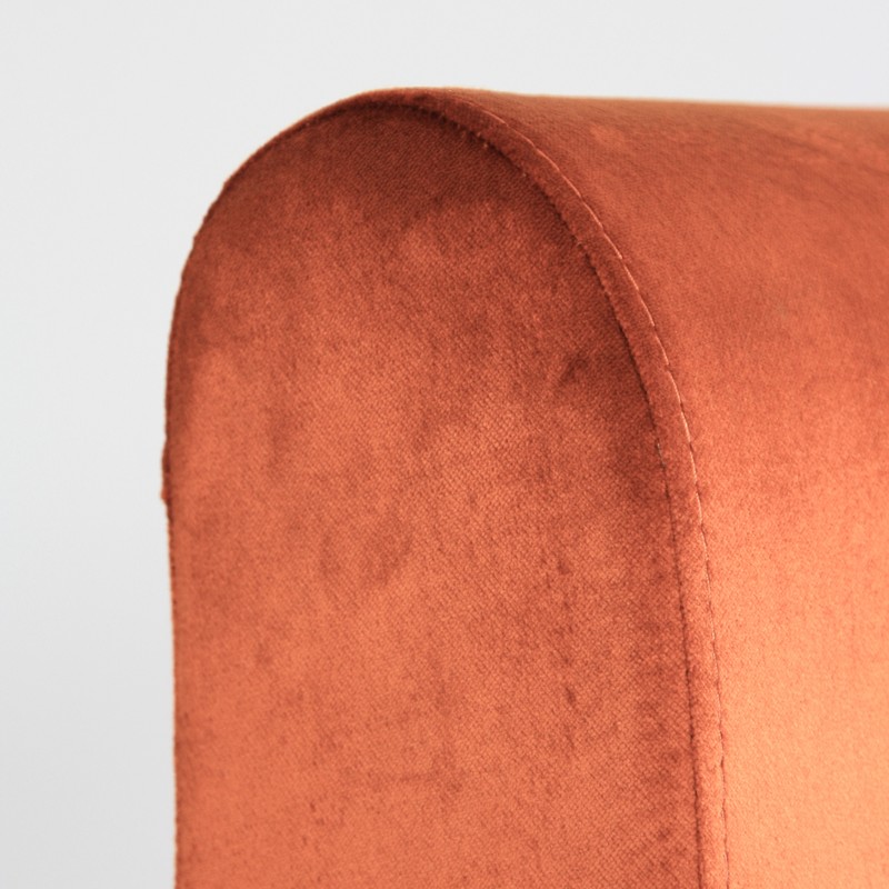 Original LADY Armchair by Marco ZANUSO, Arflex Italy (burnt orange)