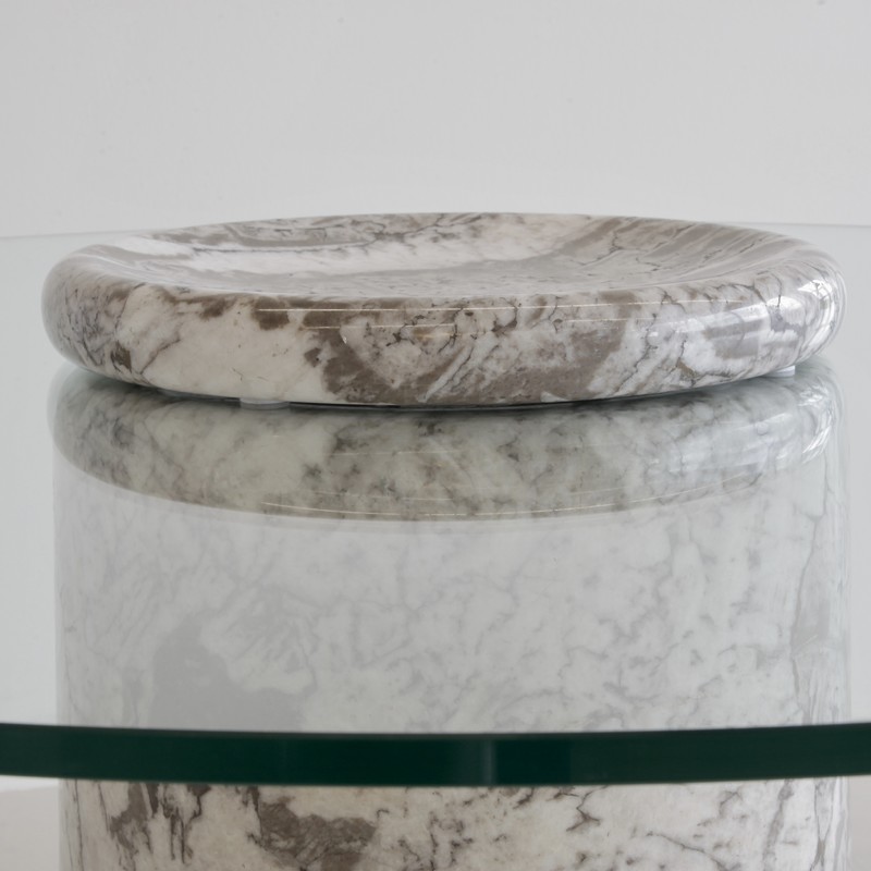 Original Round Dining Table by Angelo MANGIAROTTI for Sorgente dei Mobili, 1975.