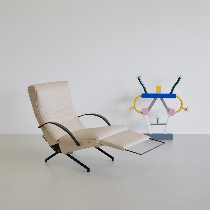 P40 Osvaldo BORSANI, (Leather) Reclining Lounge Chair