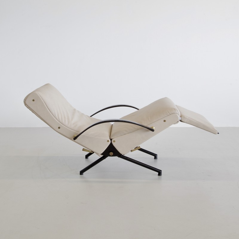 P40 Osvaldo BORSANI, (Leather) Reclining Lounge Chair 