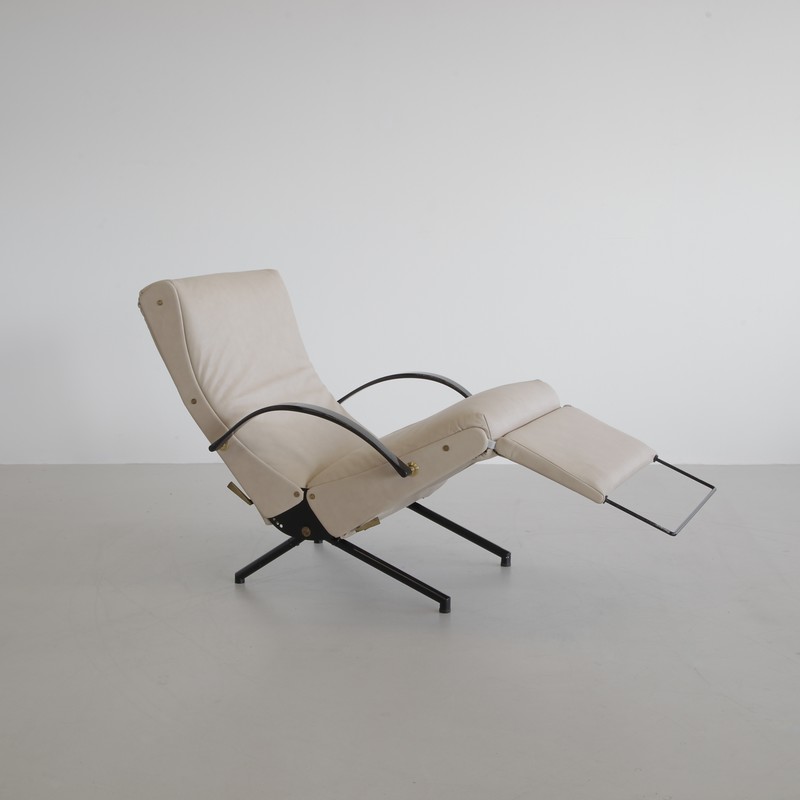 P40 Osvaldo BORSANI, (Leather) Reclining Lounge Chair 