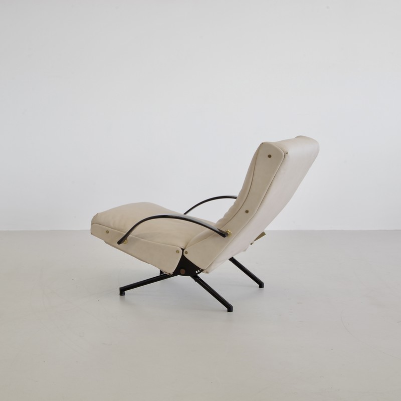 P40 Osvaldo BORSANI, (Leather) Reclining Lounge Chair