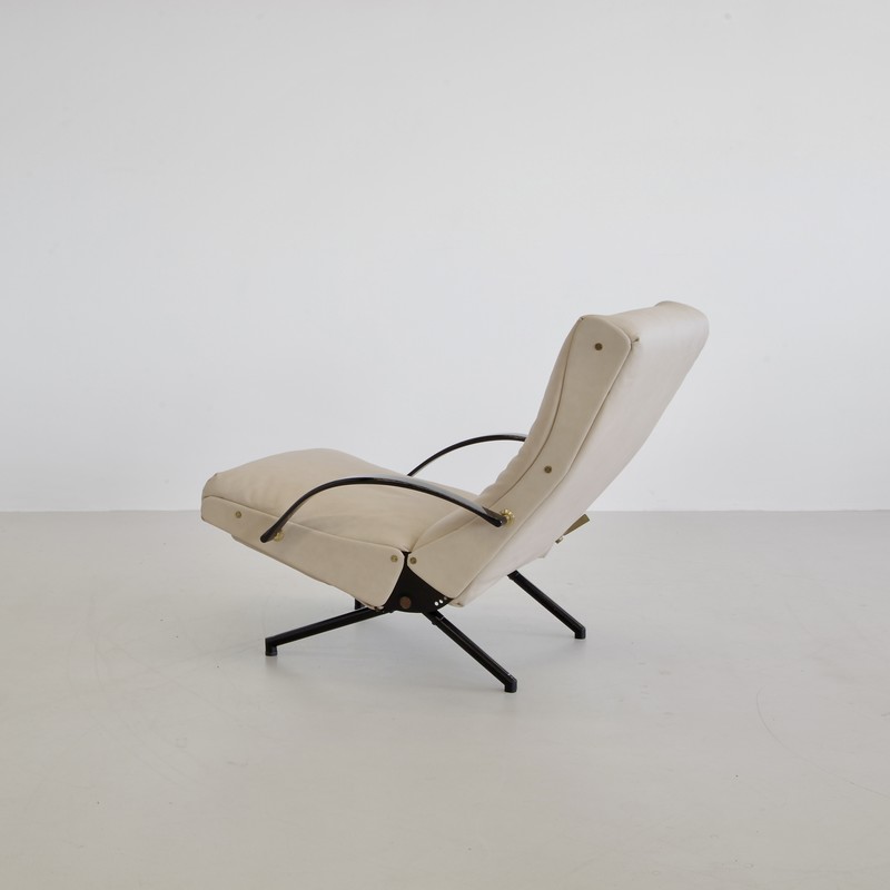 P40 Osvaldo BORSANI, (Leather) Reclining Lounge Chair 