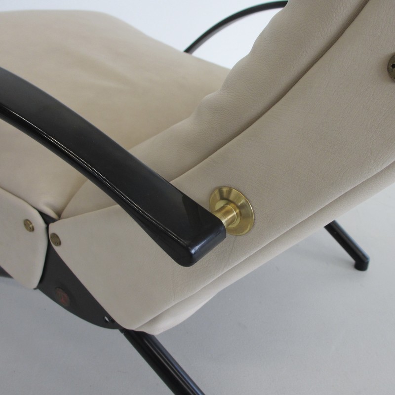 P40 Osvaldo BORSANI, (Leather) Reclining Lounge Chair