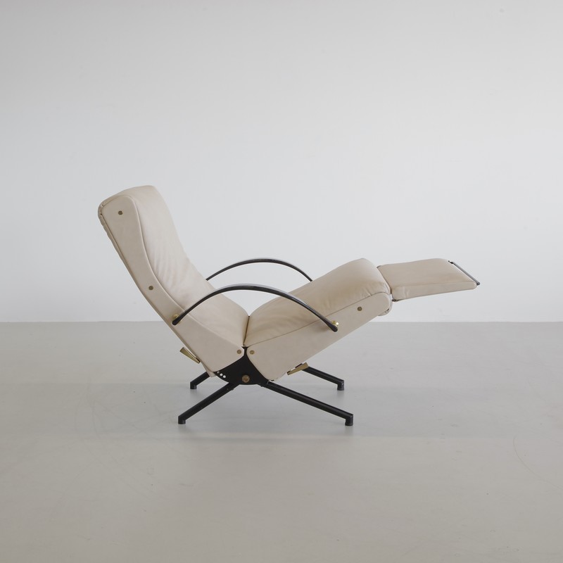 P40 Osvaldo BORSANI, (Leather) Reclining Lounge Chair