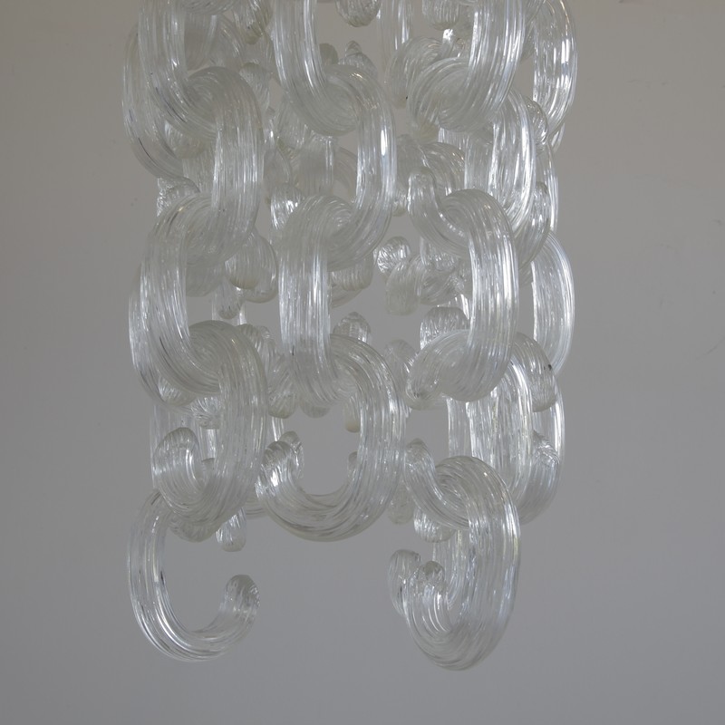 Pair of Chandeliers by Giusto Toso "Fratelli Toso", MURANO 1966