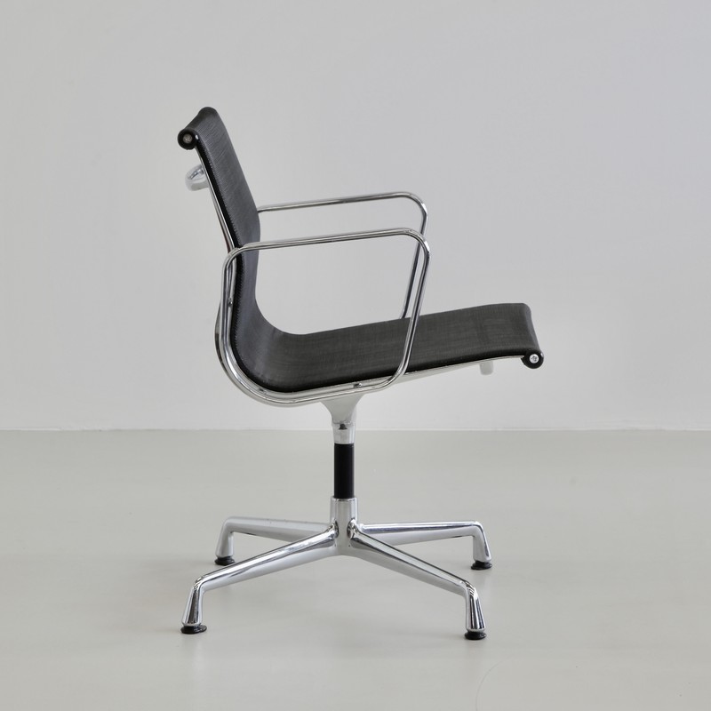 PAIR of Charles & Ray EAMES Aluminium Office Chairs (EA108)