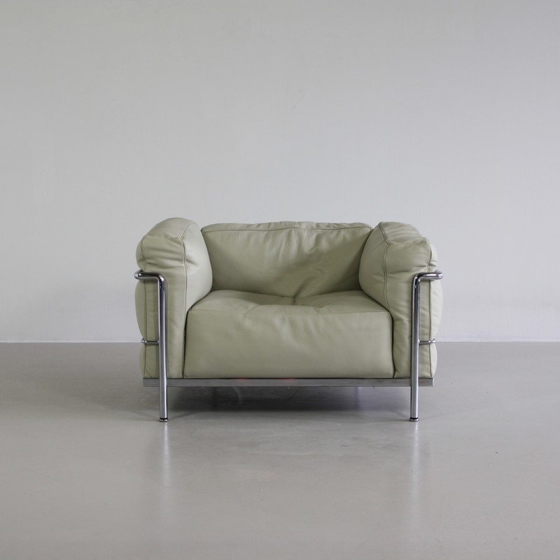PAIR of Lounge Chairs LC3 by LE CORBUSIER, JEANNERET & PERRIAND, Cassina