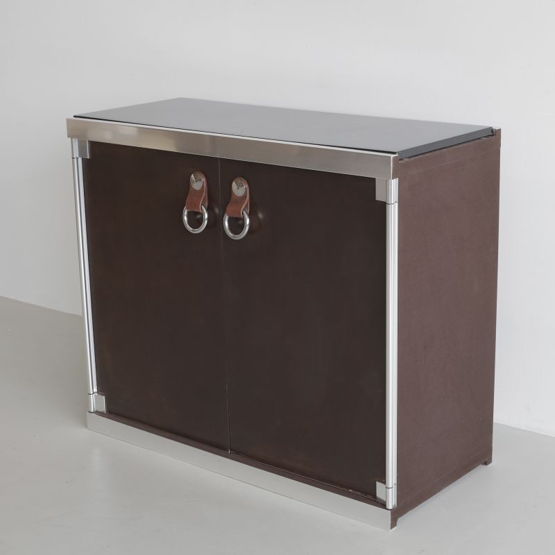 PAIR of Maison HERMES Cabinets by Guido Faleschini, 1970s 