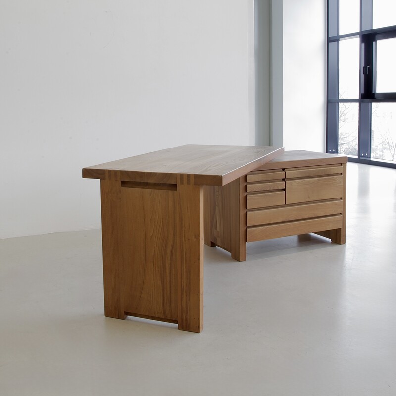 Pierre Chapo B19 E Desk, signed and dated 1975
