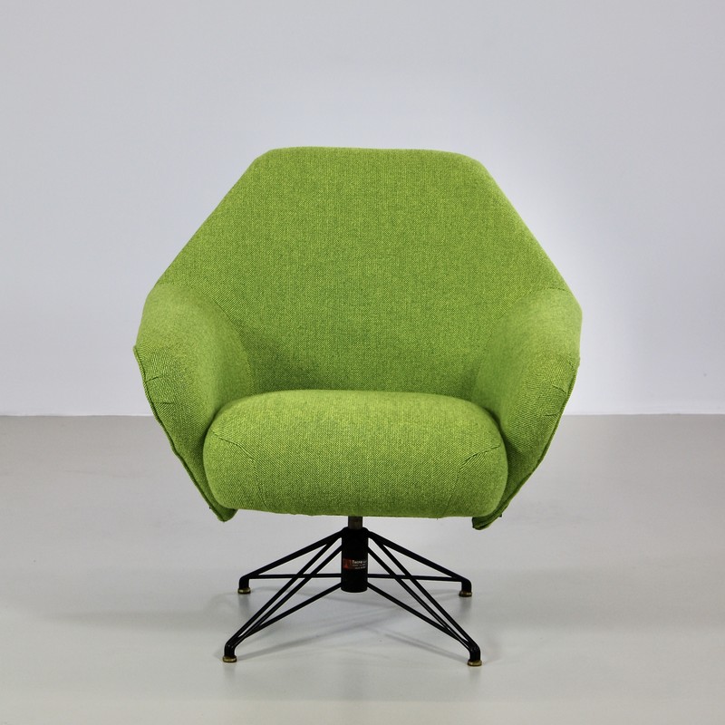 Rotating Armchair by Osvaldo BORSANI, TECNO