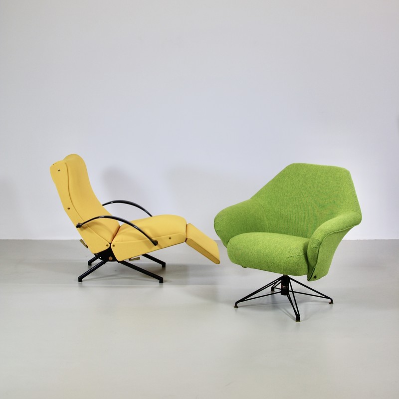 Rotating Armchair by Osvaldo BORSANI, TECNO