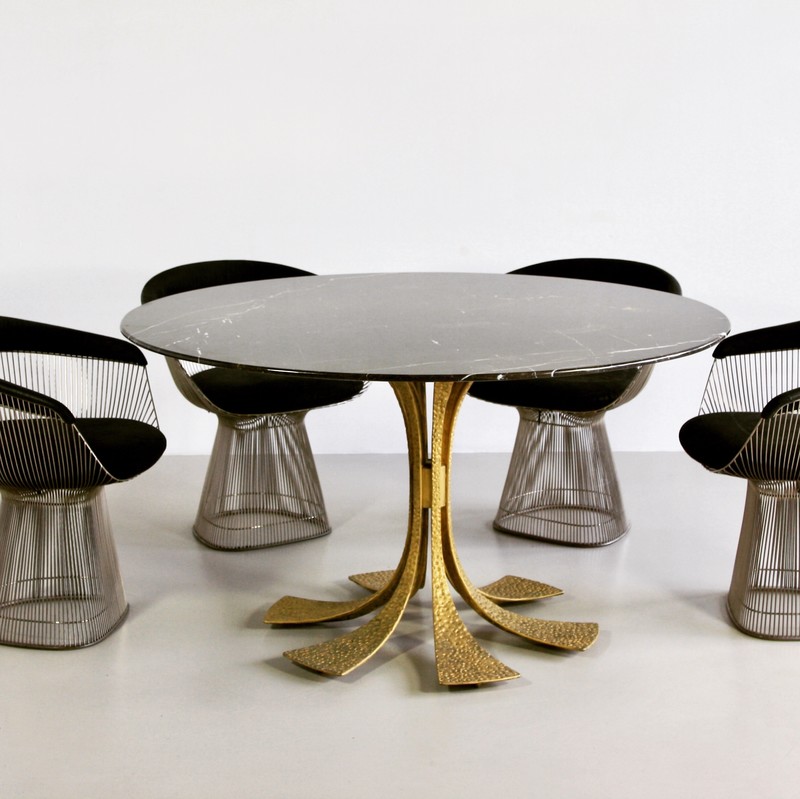 Set of 4 Arm Chairs by Warren PLATNER, Knoll International