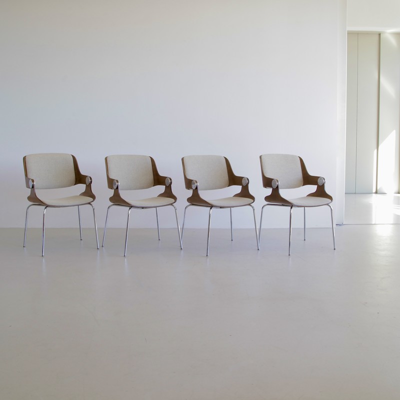 Set of 4 Armchairs by Eugen Schmidt