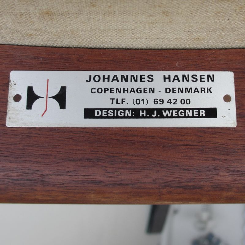 Set of 6 Arm Chairs by Hans WEGNER, Denmark 1960s