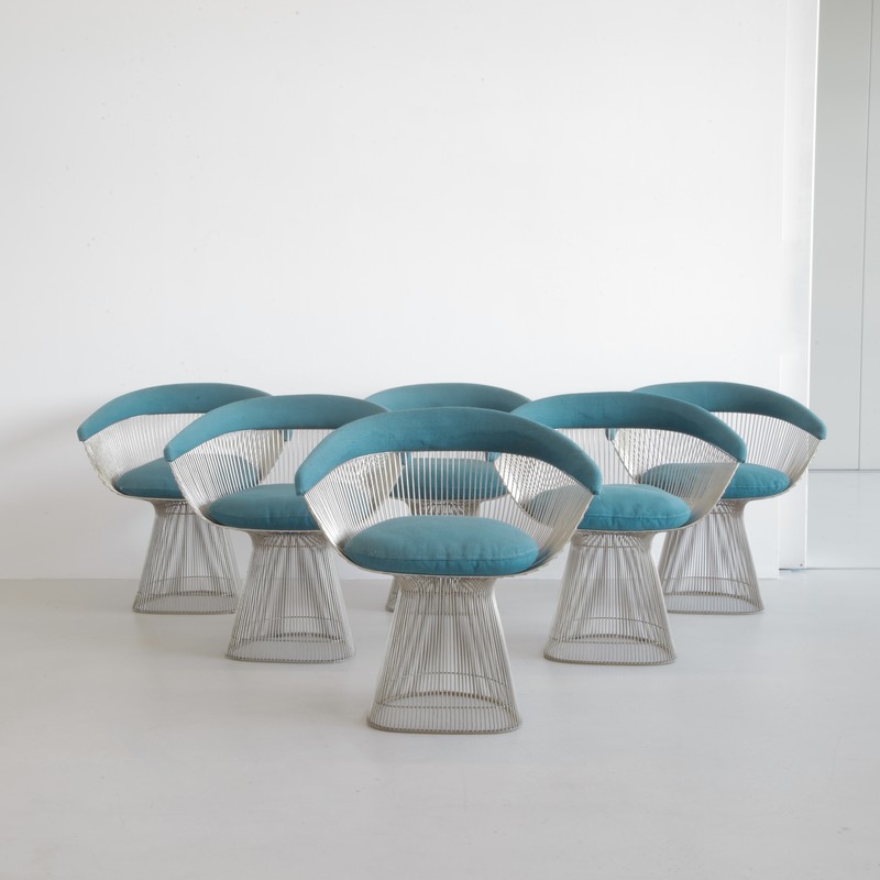Set of 6 Chairs by Warren PLATNER, Knoll International 1970s