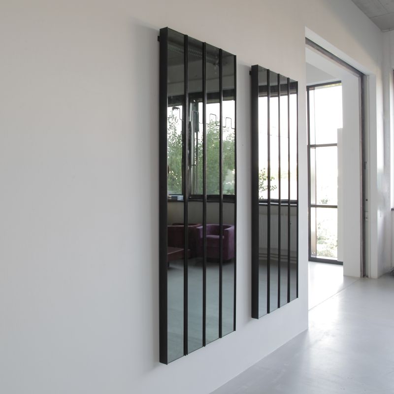 Set of 8 tinted Mirrors by Luciano BERTONCINI