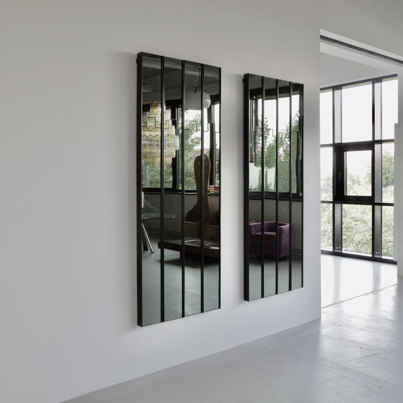 Set of 8 tinted Mirrors by Luciano BERTONCINI