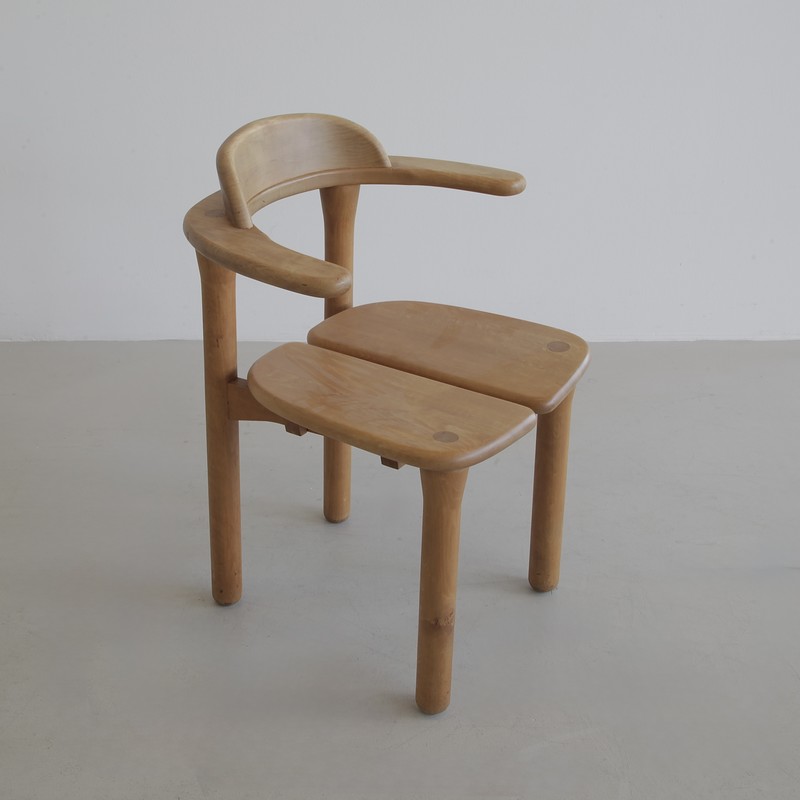 Set of Four Brutalist Armchairs by Erwin Berghammer, 1970s