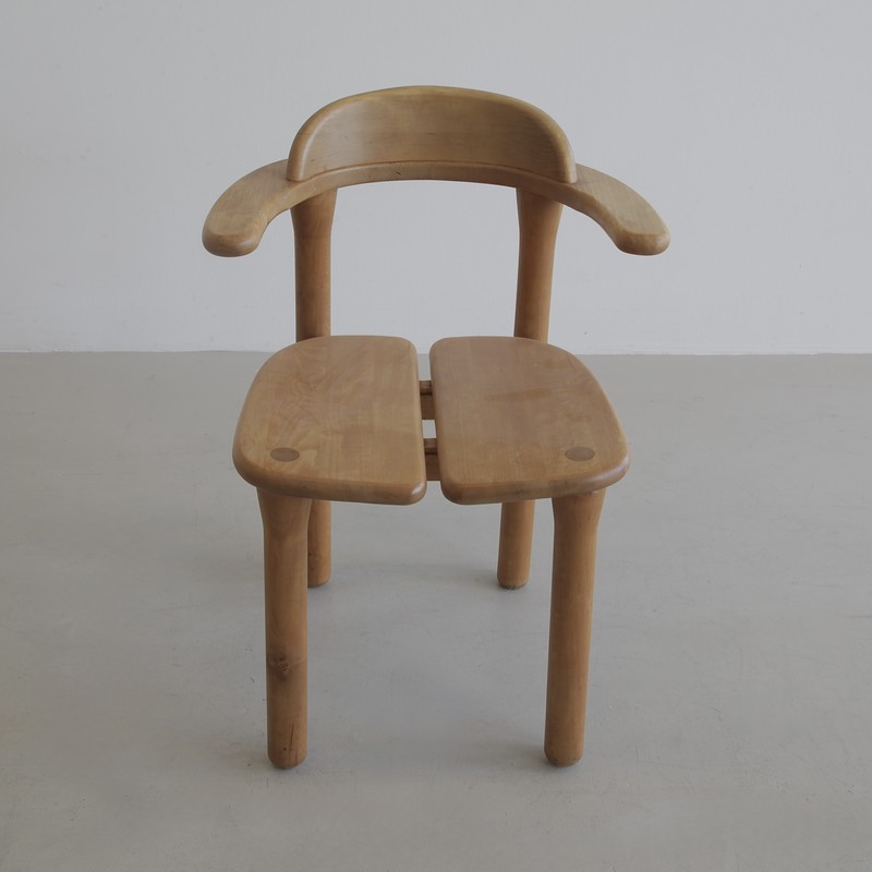 Set of Four Brutalist Armchairs by Erwin Berghammer, 1970s