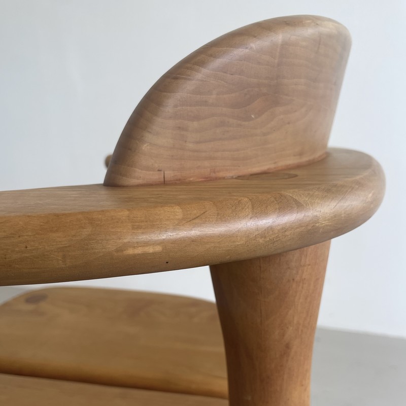 Set of Four Brutalist Armchairs by Erwin Berghammer, 1970s