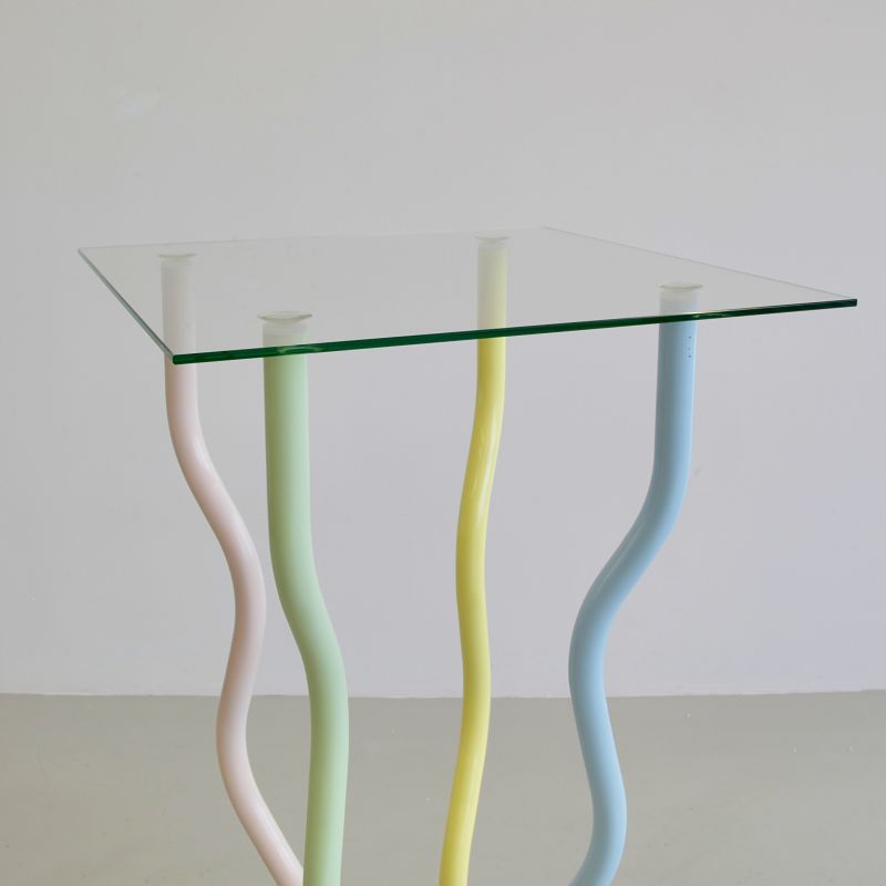 SIGNED "Le Strutture Tremano" table / object by Ettore SOTTSASS, c1979