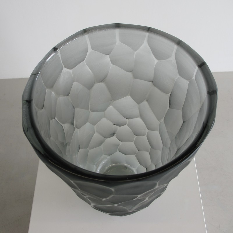 Signed MURANO Glass Vase, Italy (light green)