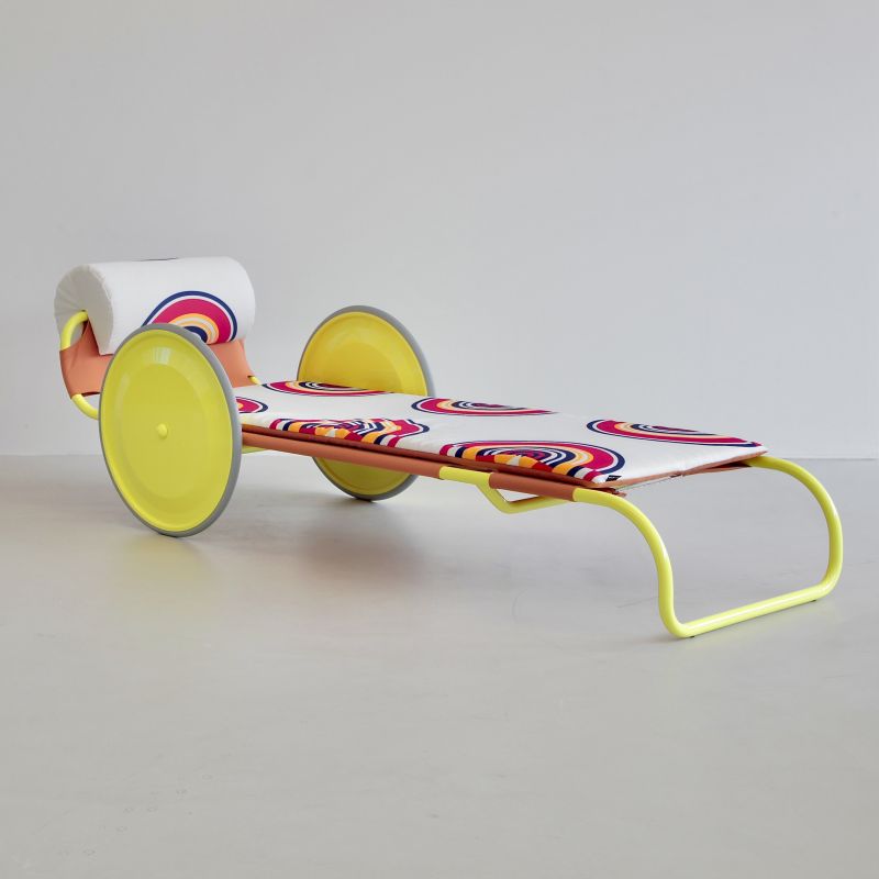 Sun Lounger by Gae AULENTI- spaceandchrome.com
