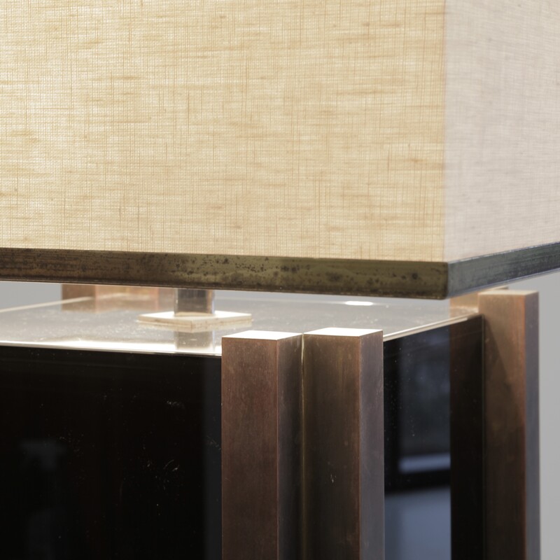 Table Lamp by Romeo REGA, 1970s, SIGNED