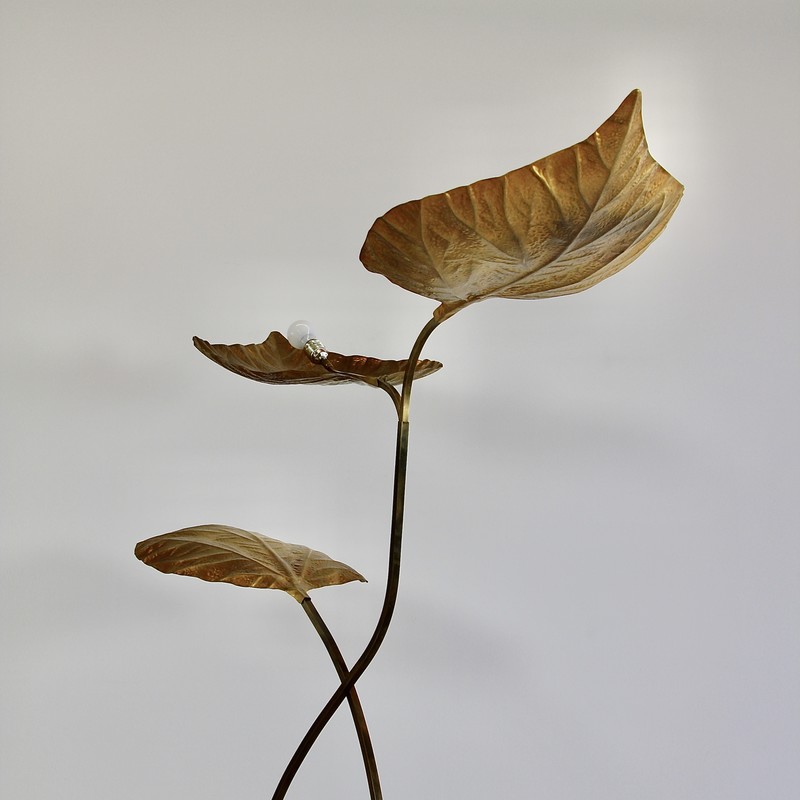 Three-Leaf Rhubarb Floor Lamp by Tommaso BARBI