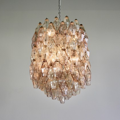 Chandelier by Carlo SCARPA, Murano Glass, 1960's