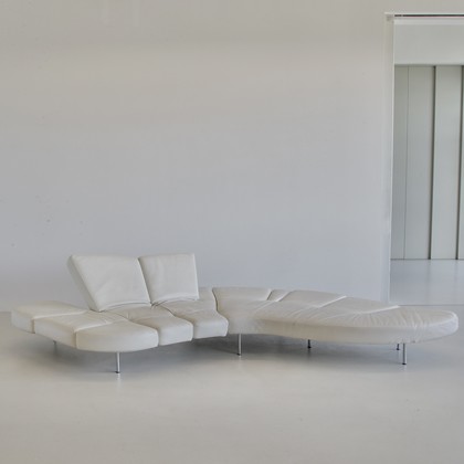 Cream Coloured "FLAP" Sofa designed by Francesco BINFARE for EDRA