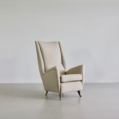 High Back Lounge Chair by I.S.A. Bergamo